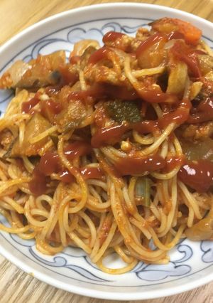 リメイク・ラタトゥイユでスパゲッティ-レシピのメイン写真