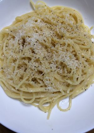 水つけパスタ カチオ・エ・ペペ風-レシピのメイン写真