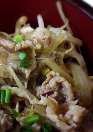つゆだくな豚肉の生姜焼き丼-レシピのメイン写真