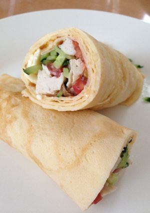 朝食用クレープ【冷蔵庫にあるもので♡】-レシピのメイン写真