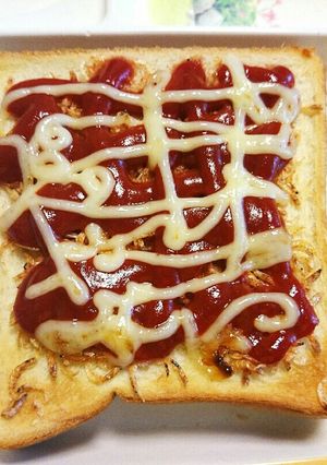 オキアミのピザ風トースト-レシピのメイン写真
