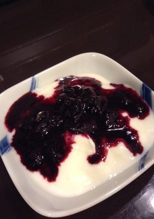 レンジでつくる簡単ブルーベリーソース-レシピのメイン写真