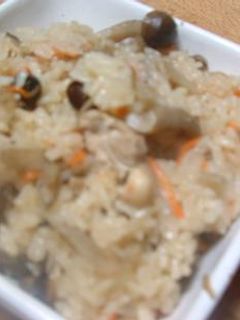 乾燥しいたけのうまうま炊き込みご飯-レシピのメイン写真