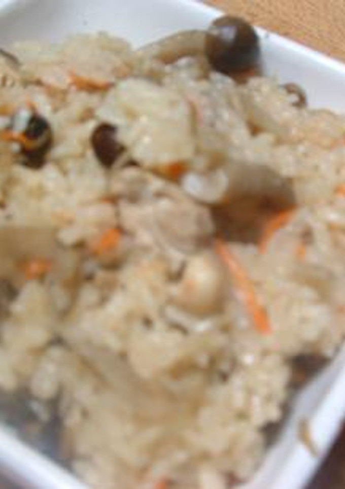 乾燥しいたけのうまうま炊き込みご飯-レシピのメイン写真