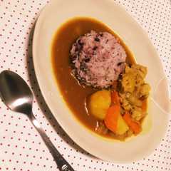 รูปของ 手作りルウのカレー＊