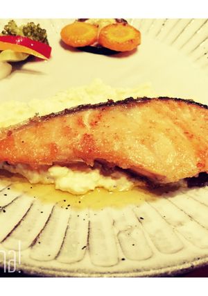鮭のムニエル ～豆腐タルタルを添えて～-レシピのメイン写真