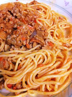 ナポリタン風?簡単ミートソース-レシピのメイン写真