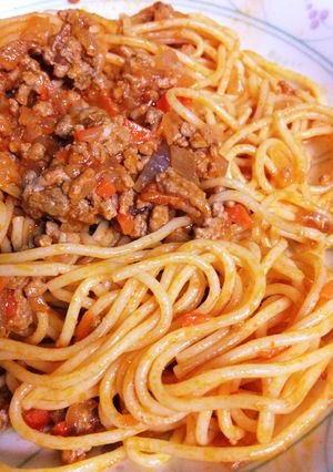 ナポリタン風？簡単ミートソース-レシピのメイン写真