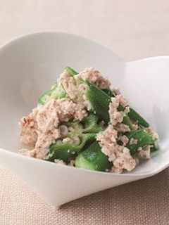 おくらの洋風白和え-レシピのメイン写真