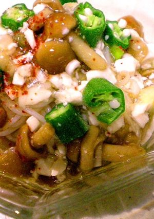 なめこと豆腐のそうめん-レシピのメイン写真