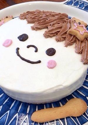 思わず笑みがこぼれる「お食い初めケーキ」-レシピのメイン写真