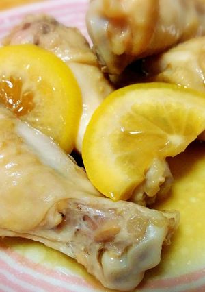 フライパンで簡単！さっぱり！手羽レモン煮-レシピのメイン写真