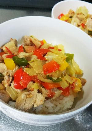 夏休みのランチに!夏野菜丼-レシピのメイン写真