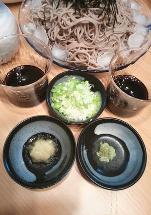 さっぱり蕎麦にスタミナ薬味♪-レシピのメイン写真