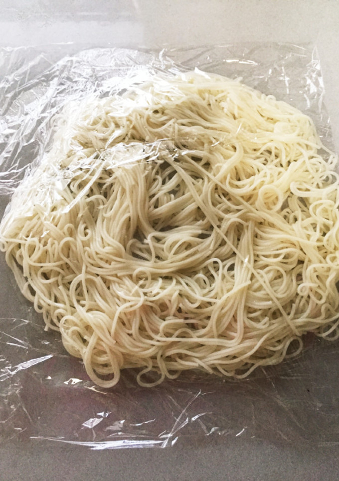 残った素麺は冷凍して〜( ^ω^ )-レシピのメイン写真