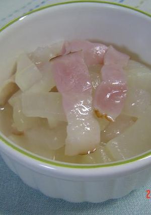簡単！大根とベーコンのとろとろ煮-レシピのメイン写真