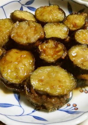 なすの肉はさみ揚げ-レシピのメイン写真