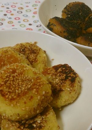 おやつにも☆お芋と南瓜の胡麻焼き☆-レシピのメイン写真