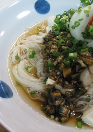 夏の万能ダレの豆腐ソーメン-レシピのメイン写真