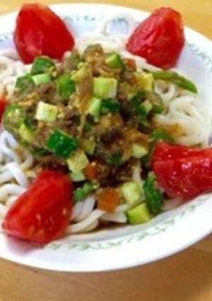 残りカレーで夏休みの冷やしカレーうどん-レシピのメイン写真