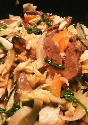 超簡単スタミナ満点レバニラ-レシピのメイン写真