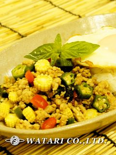 ガパオライス◇鶏肉のタイ風バジル炒めご飯-レシピのメイン写真