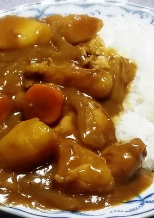 鶏皮コラーゲンたっぷり♪美肌チキンカレー-レシピのメイン写真