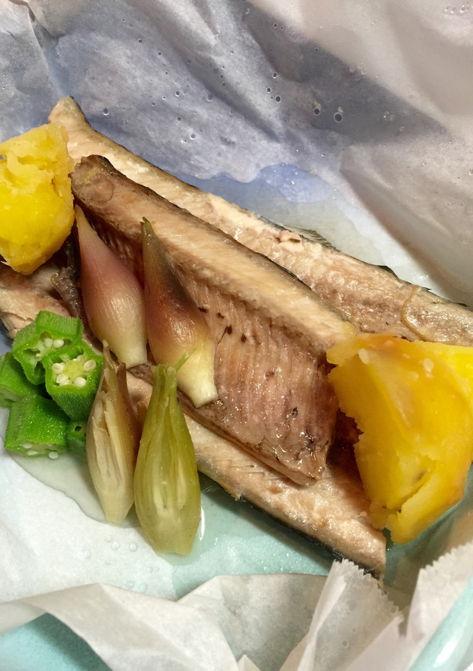さんまの包み蒸し〜梅酢風味〜-レシピのメイン写真