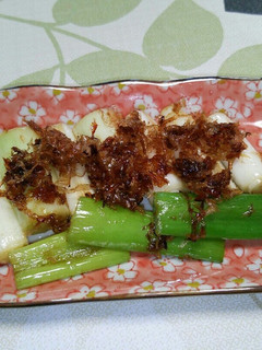 おつまみ♪ネギマヨおかか焼き-レシピのメイン写真
