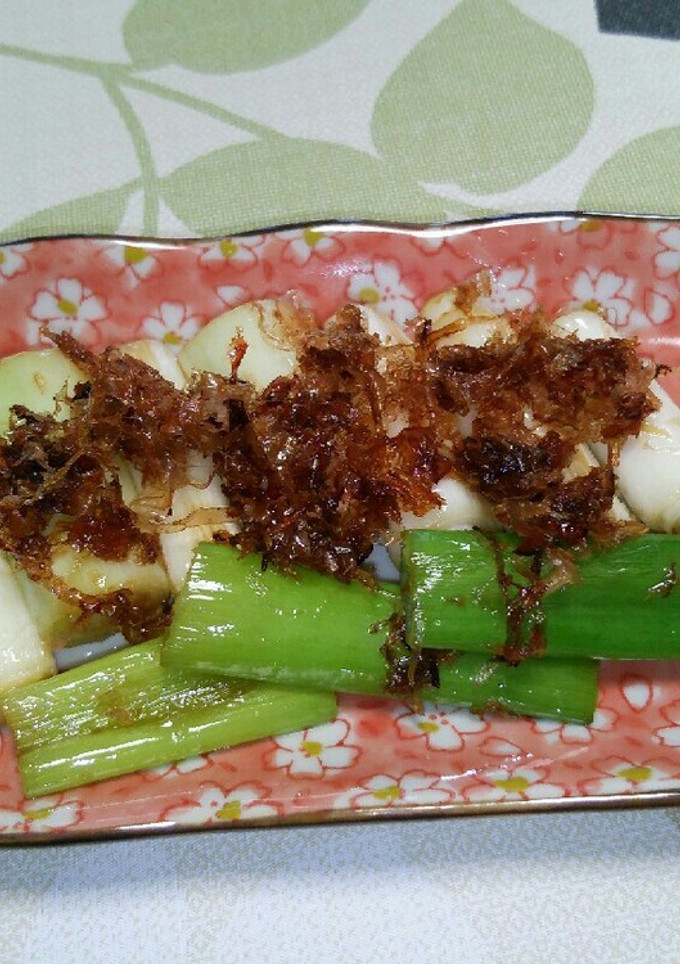 おつまみ♪ネギマヨおかか焼き-レシピのメイン写真