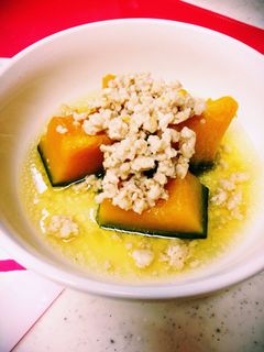 かぼちゃのそぼろ煮♪-レシピのメイン写真
