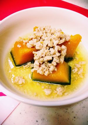 かぼちゃのそぼろ煮♪-レシピのメイン写真