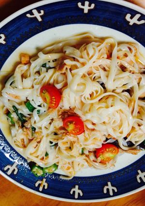 夏野菜の冷製パスタ風そうめん-レシピのメイン写真