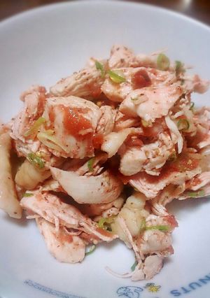 ☆万能☆鶏ムネの梅肉和え-レシピのメイン写真