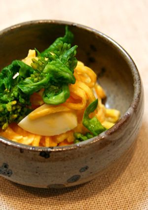 卵なますの菜の花添え-レシピのメイン写真