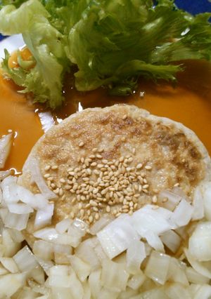 ヘルシー♪ マグロと 豆腐のハンバーグ♡-レシピのメイン写真
