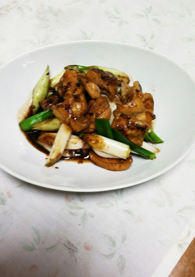 鶏の焼き鳥風炒め-レシピのメイン写真