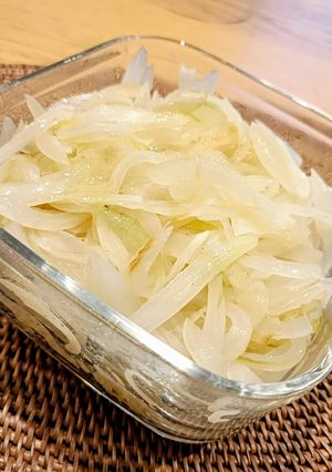 玉ねぎ大量消費！塩だけで旨い！作り置き万能おかず-レシピのメイン写真