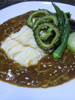 夏野菜カレーそうめん-レシピのメイン写真
