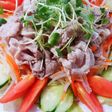 我が家の野菜たっぷり冷しゃぶ☆
