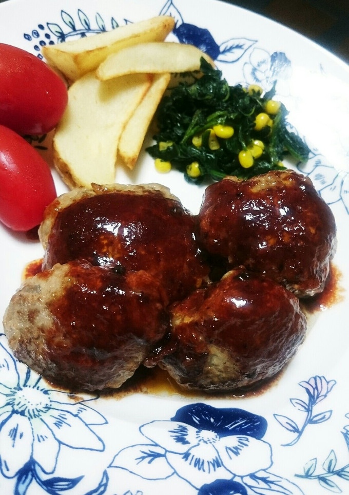 わたしのふっくらハンバーグ-レシピのメイン写真
