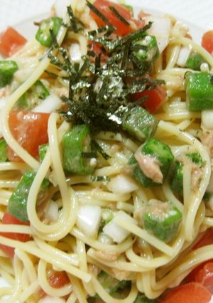 夏野菜の冷製パスタ-レシピのメイン写真