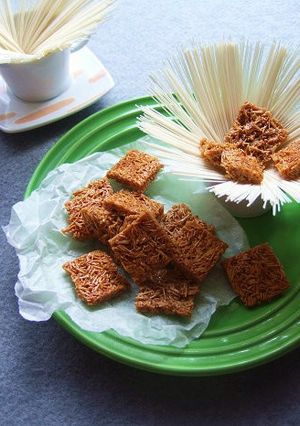 ザクザク食感♡塩キャラメル素麺！-レシピのメイン写真