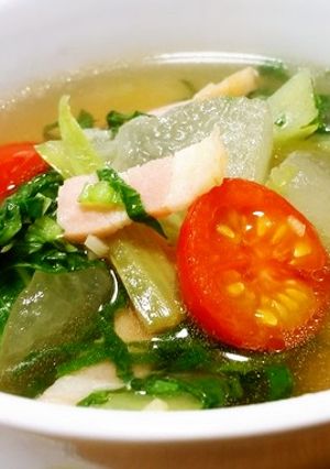 ◆さっぱり!冬瓜とトマトの野菜スープ◆-レシピのメイン写真