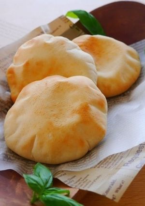 レンジ発酵＊時短でポケットサンド-レシピのメイン写真