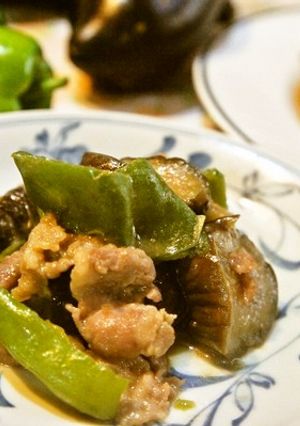 箸が進む♪ナスと豚肉とピーマンの味噌炒め-レシピのメイン写真