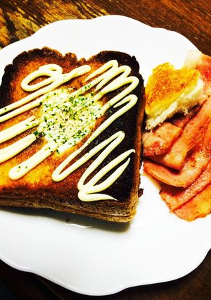 朝食に☆ホールインザエッグ-レシピのメイン写真