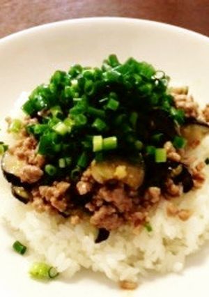 ひき肉とナスのピリ辛ライス-レシピのメイン写真