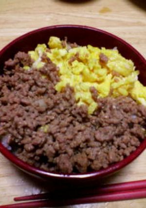 子供も大好き２色丼♪-レシピのメイン写真