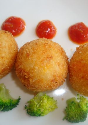 超簡単!エビクリームライスコロッケ-レシピのメイン写真